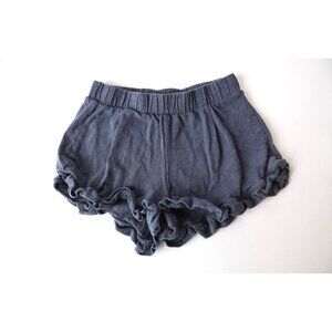 J. Crew Crewcuts Girls Size 7 Solid Blue Ruffle Pull-on Shorts Cotton
